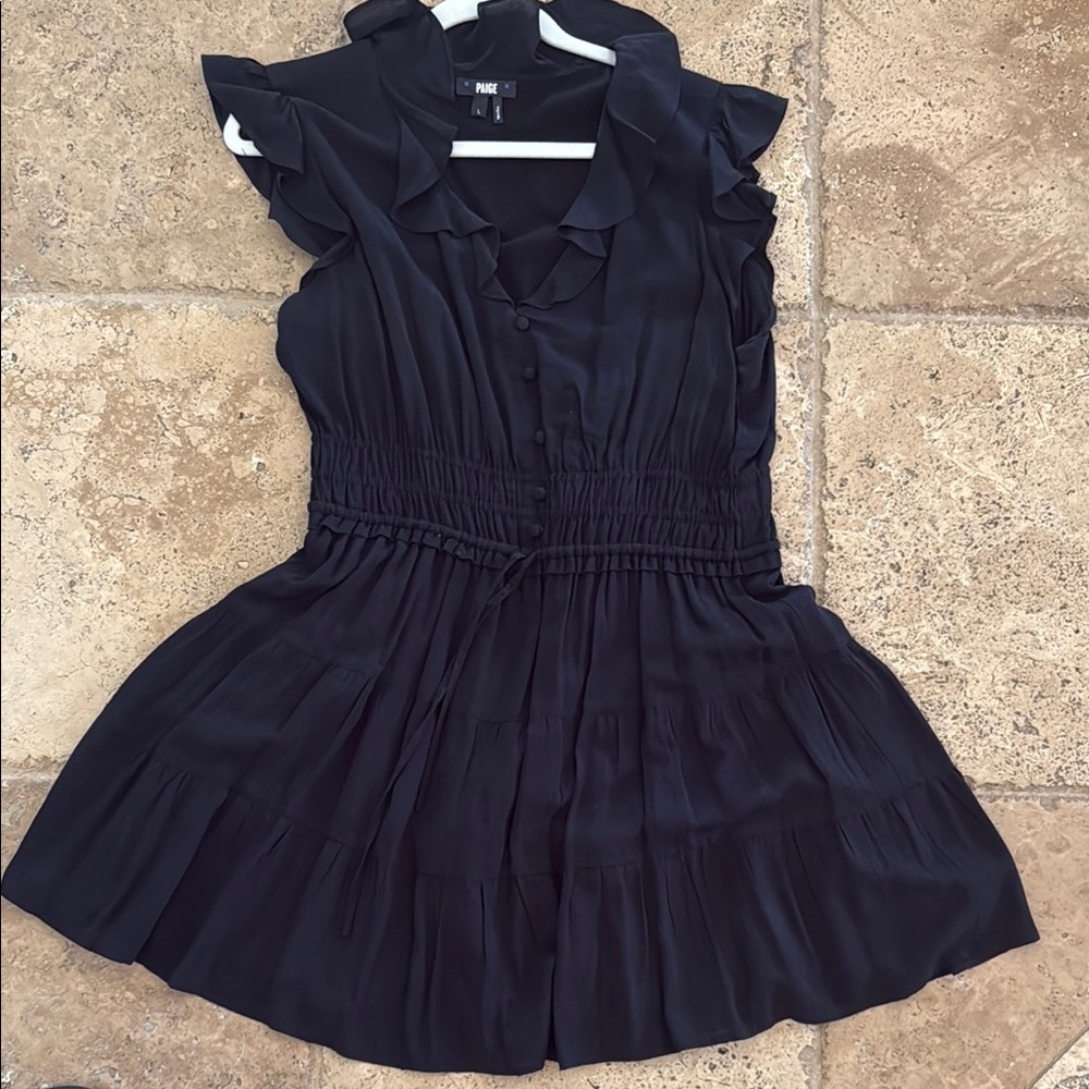 PAIGE Black Mini Dress